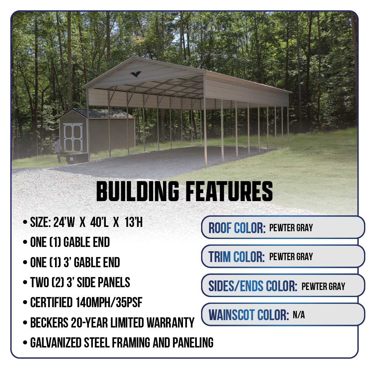 Eagle 64x80x14x11 Barn #383
