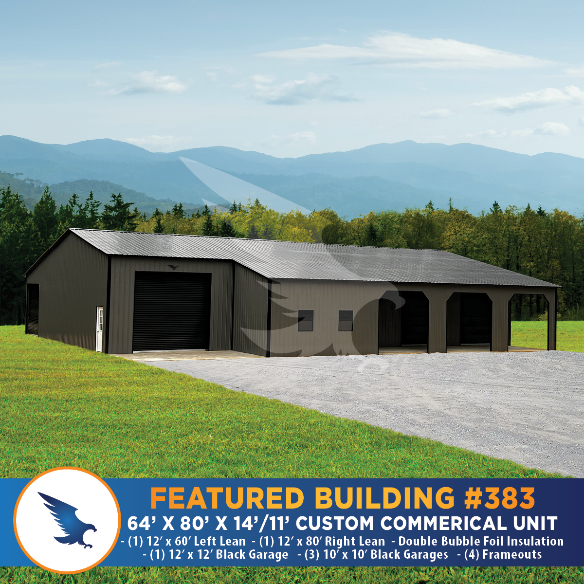 Eagle 64x80x14x11 Barn #383