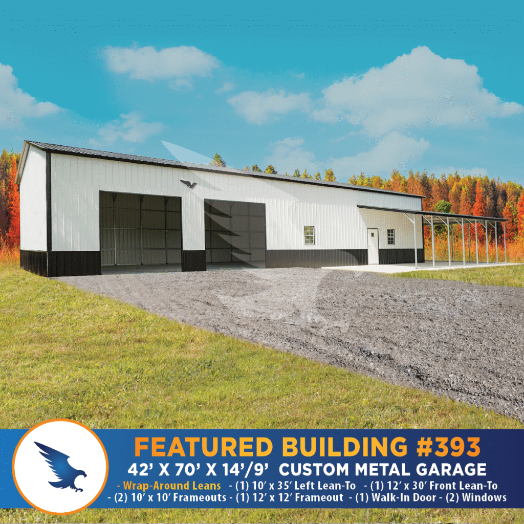 Eagle 42x70x14x9 Garage Feature building 393