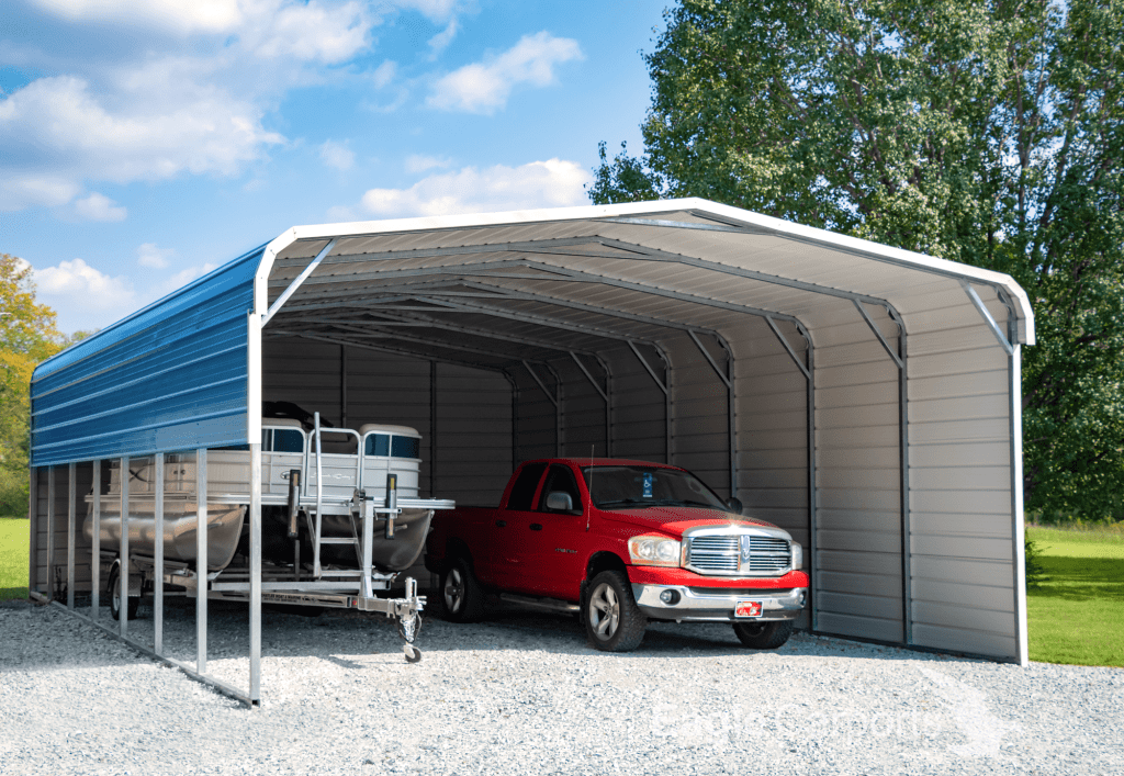 Regular Style 24x30 with sides-Eagles Carports
