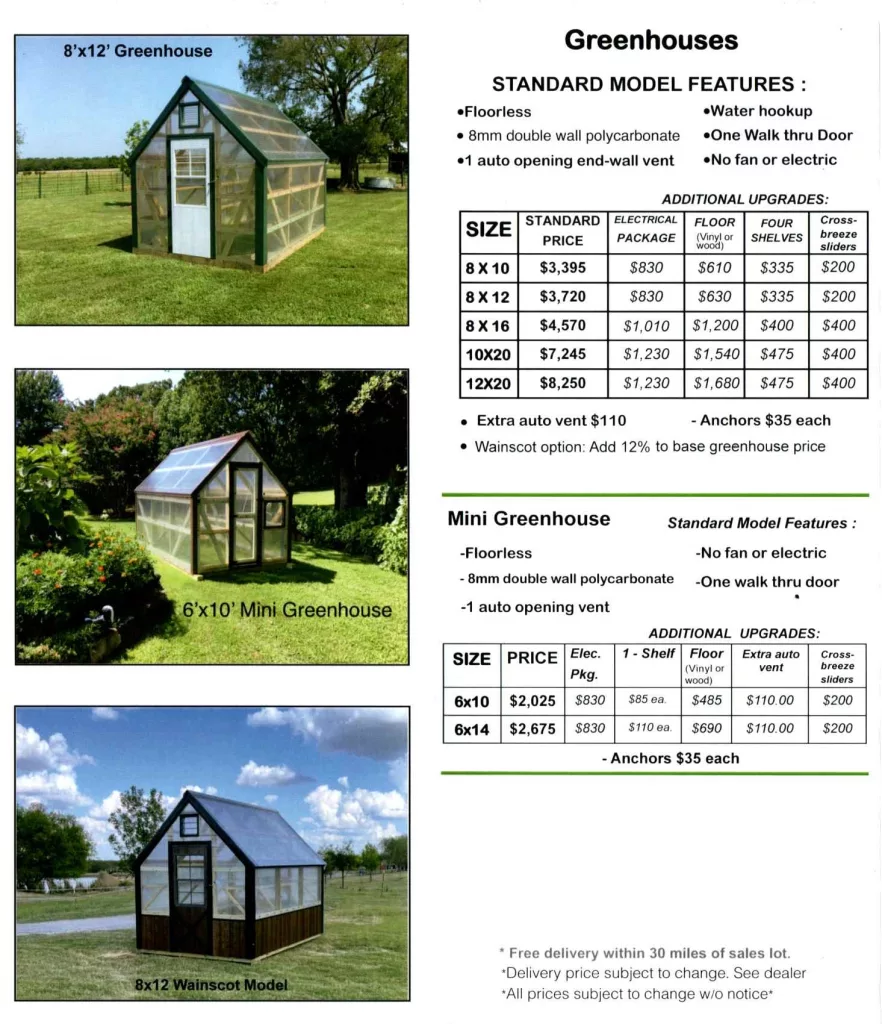 Brochure Greenhouses- Big Creek-Greenhouse Chicken-Coop