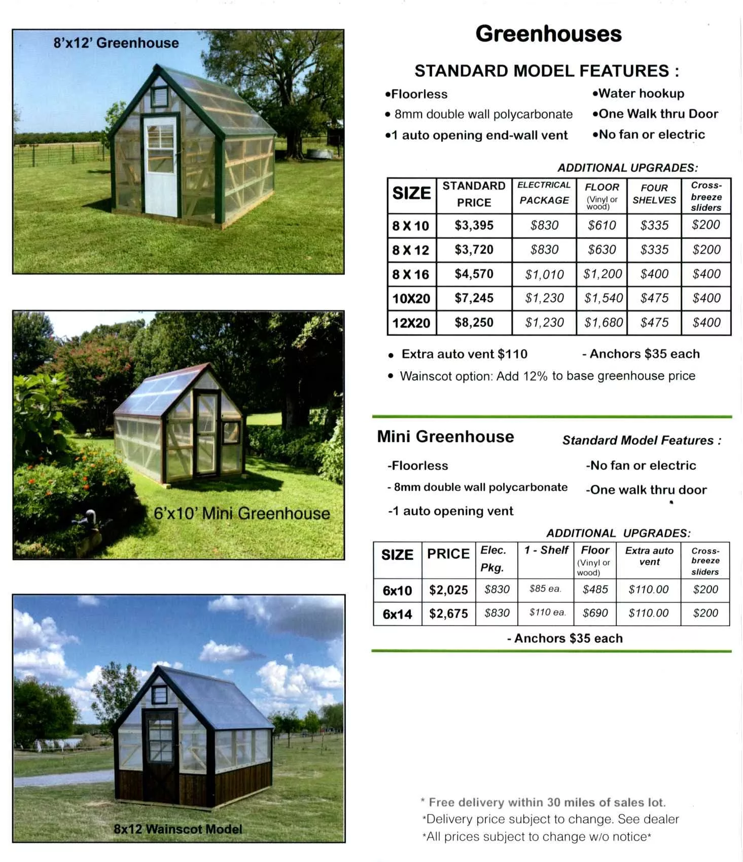 Brochure Greenhouses- Big Creek-Greenhouse Chicken-Coop