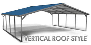 Vertical Style Roof-Eagle-Carports
