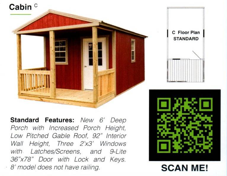 Cabin - Premier-Premier Shed Garage Cabin Barn