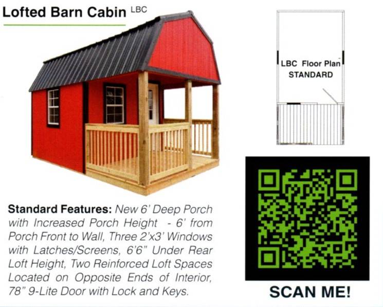 Lofted Barn Cabin - Premier-Premier Shed Garage Cabin Barn