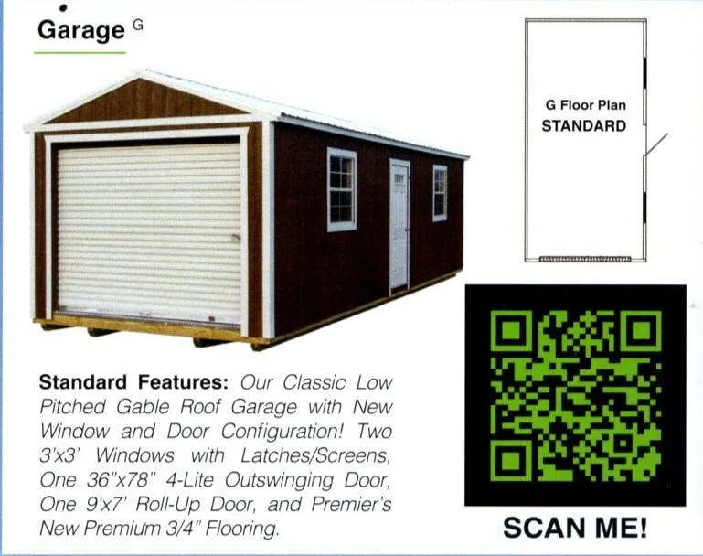 Center-Lofted-Cabin Premier Portable Buildings available at Freedom Sheds & Carports