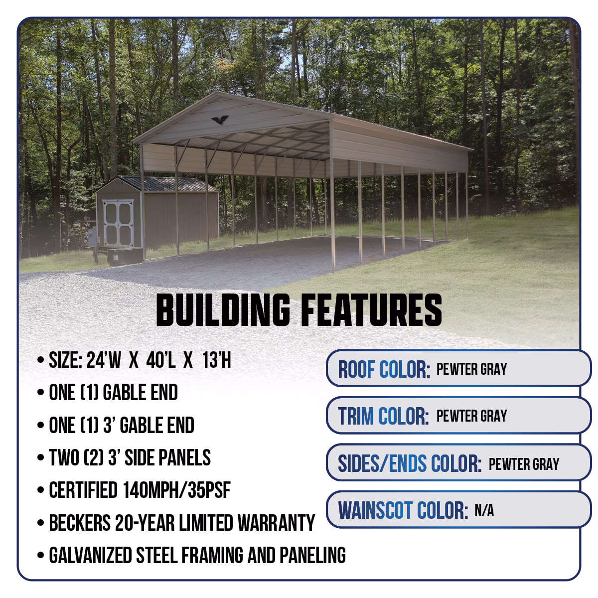 Eagle 64x80x14x11 Barn #383