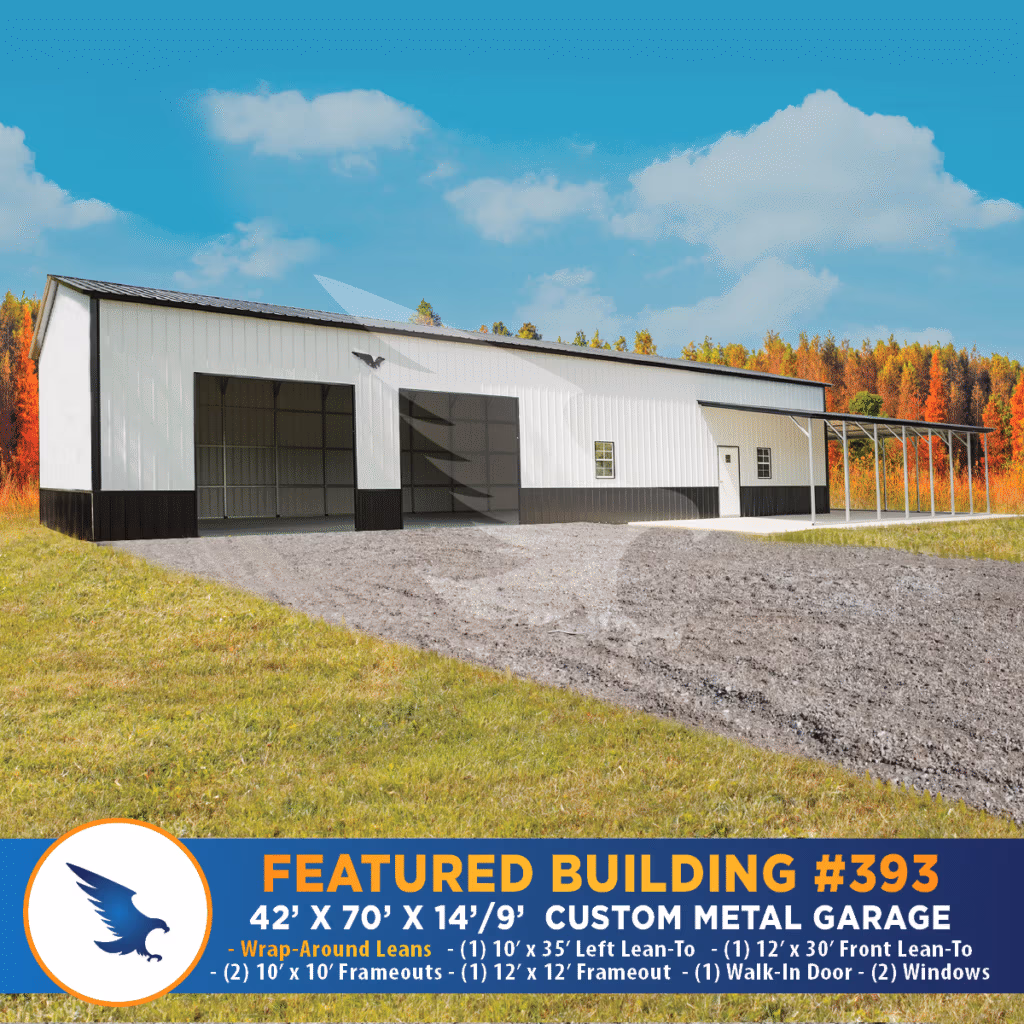 Eagle 42x70x14x9 Garage Feature building 393